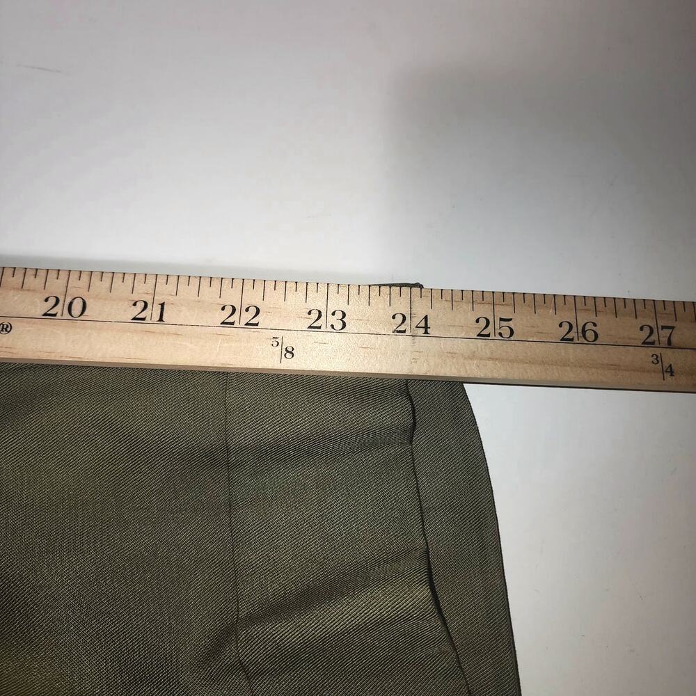 Cartonnier by Anthropologie Kingsley Pants Womens 14 Moss Tie Waist Professional - Picture 8 of 10